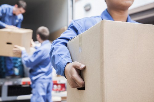 Professional packing services in Homerton with organized moving boxes