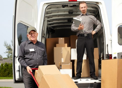 Man And Van Homerton vehicle loading boxes and furniture for a local move