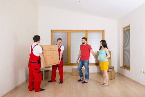 IT and furniture setup after office removals in Homerton