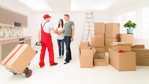 Careful packing supplies for home moves in Homerton