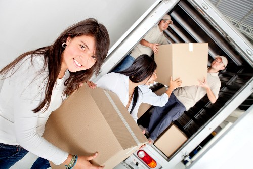 Careful packing of fragile items for a Homerton flat move