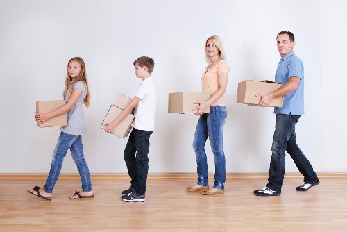 Residential furniture removal service for a flat in Homerton