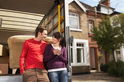 Professional moving truck service in Homerton for secure transport