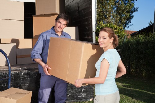 Local moving truck used for flat and house relocations in Homerton